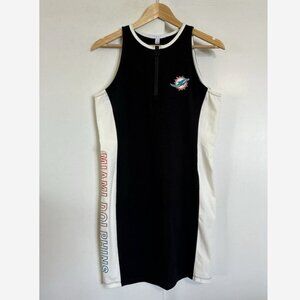 NWT NFL Miami Dolphins Sleeveless Dress Med Athletic Erin Andrews